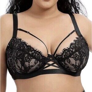 Angabriel Women's  Lace Bra Plus Size Unlined Underwire  Size 42C